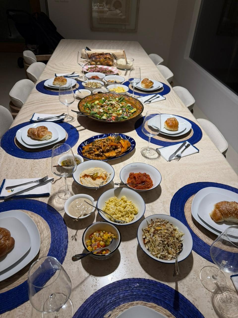 Mesa de Shabat preparada por Che Fa Le